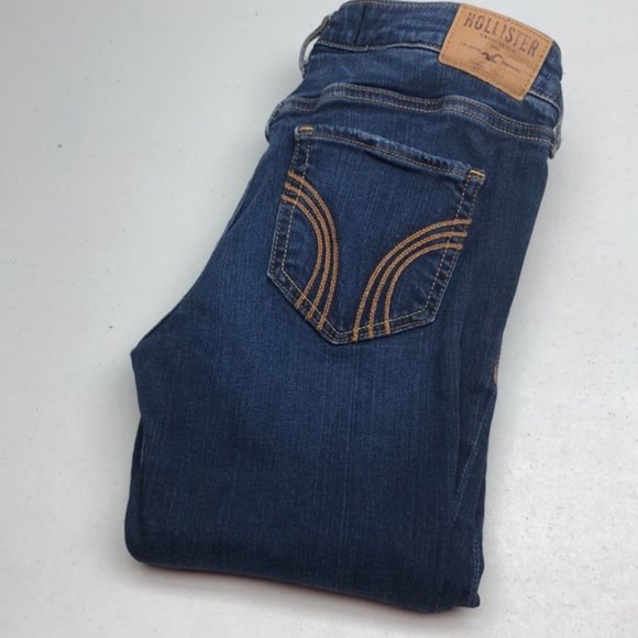 VINTAGE HOLLISTER SKINNY JEANS 5/27x30 ⭐️ - Picture 1 of 10